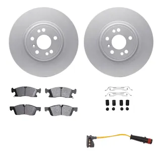 R1 Concepts WDVS1-63001 Brake Rotors - Carbon Coated W/ Perf Off-Road/Tow Pads